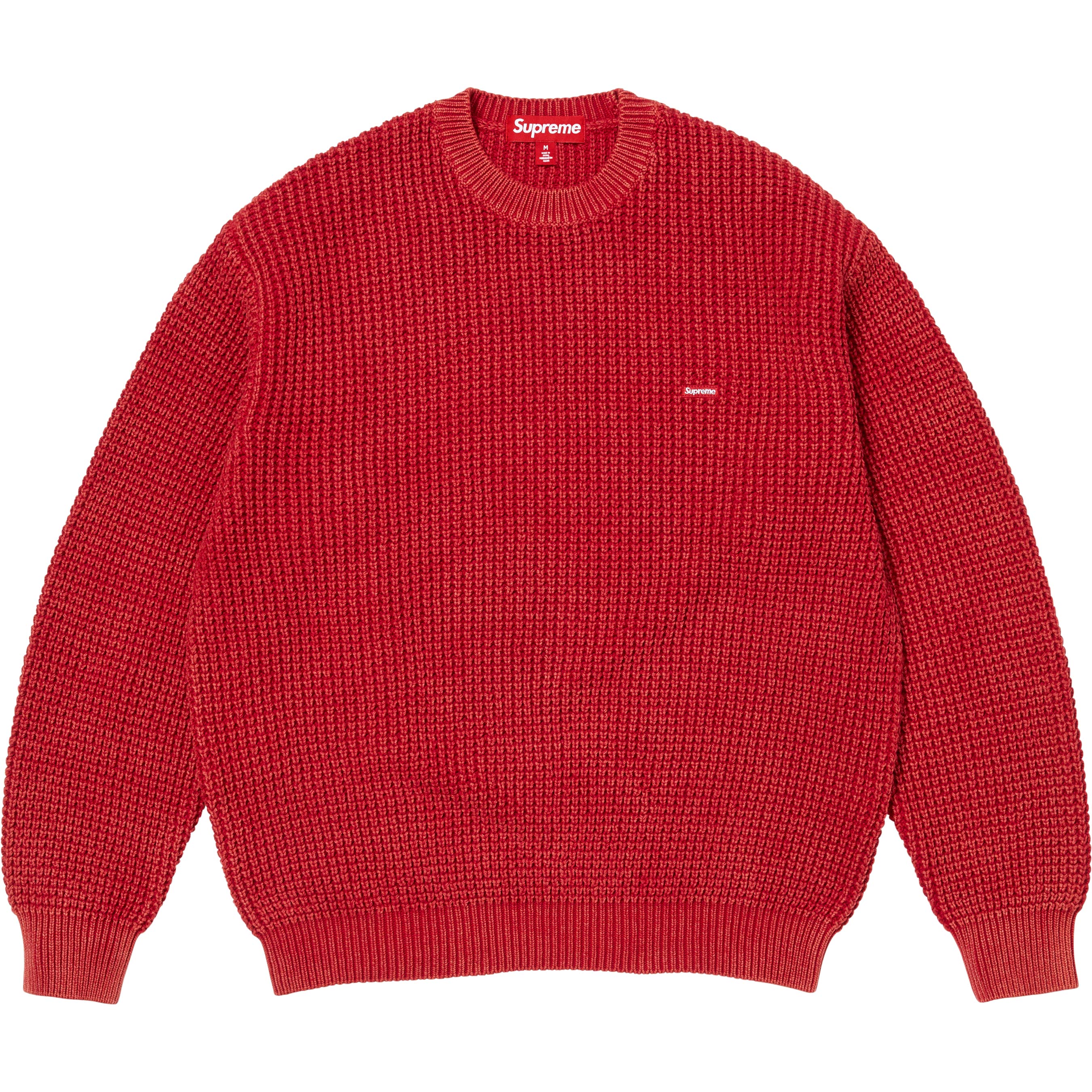 Washed Small Box Waffle Sweater view 16
